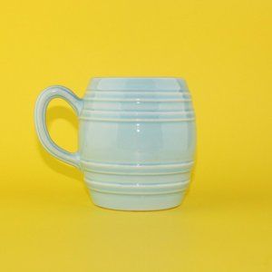 Acme Craftware USA Baby Blue Barrel Coffee Tea Mug